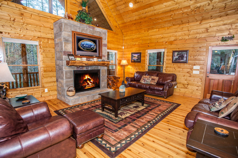 Ellijay cabin for rent with 3 bedrooms, 3 baths.